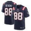 Men's New England Patriots Mike Gesicki Nike Navy Game Jersey