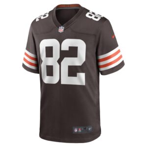 Men's Cleveland Browns Mike Harley Jr. Nike Brown Game Player Jersey