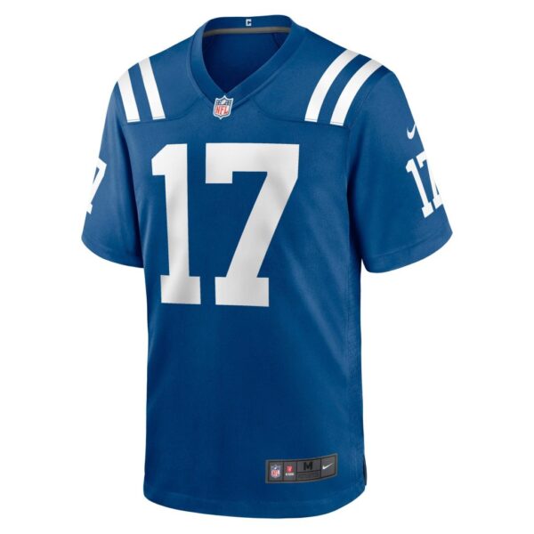 Men's Indianapolis Colts Mike Strachan Nike Royal Game Jersey