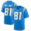 Men's Los Angeles Chargers Mike Williams Nike Powder Blue Game Jersey