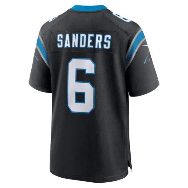 Men's Carolina Panthers Miles Sanders Nike Black Game Player Jersey