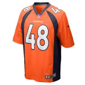 Mitchell Fraboni Denver Broncos Nike Team Game Jersey - Orange