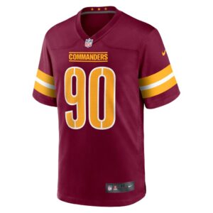 Men's Washington Commanders Montez Sweat Nike Burgundy Player Game Jersey