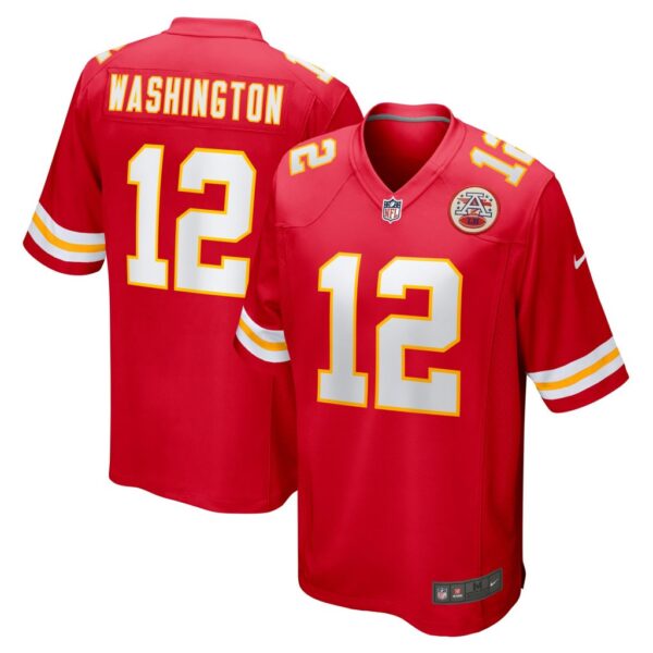 Montrell Washington Kansas City Chiefs Nike Team Game Jersey - Red