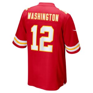 Montrell Washington Kansas City Chiefs Nike Team Game Jersey - Red