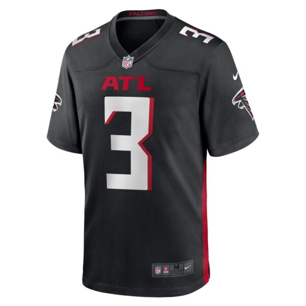 Men's Atlanta Falcons Mykal Walker Nike Black Game Player Jersey