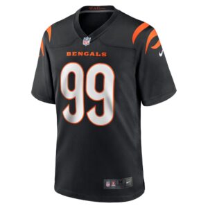 Men's Cincinnati Bengals Myles Murphy Nike Black 2023 NFL Draft First Round Pick Game Jersey