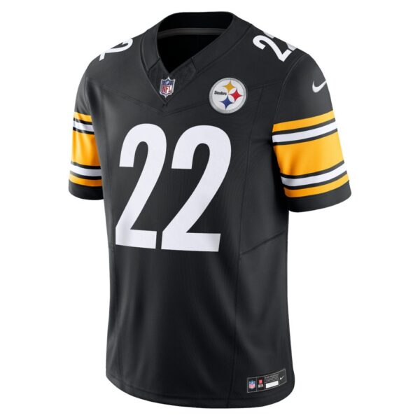 Men's Pittsburgh Steelers Najee Harris Nike Black Vapor F.U.S.E. Limited Jersey