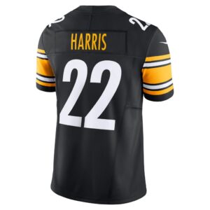 Men's Pittsburgh Steelers Najee Harris Nike Black Vapor F.U.S.E. Limited Jersey