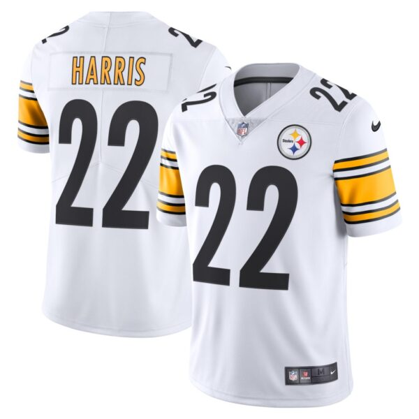 Men's Pittsburgh Steelers Najee Harris Nike White Vapor Limited Jersey