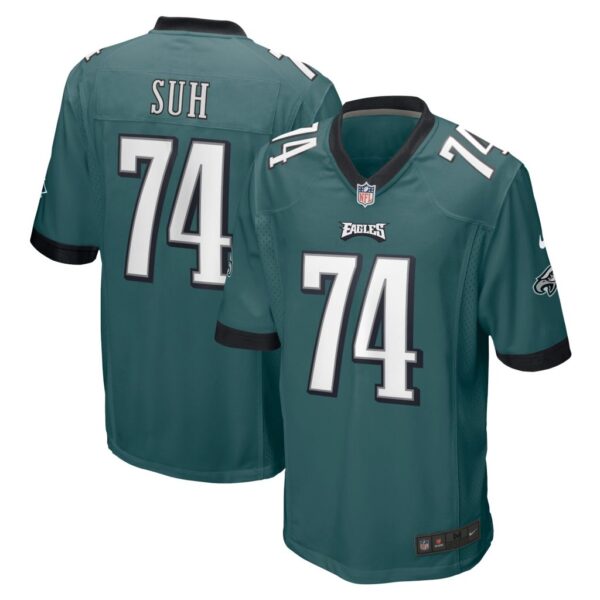 Men's Philadelphia Eagles Ndamukong Suh Nike Midnight Green Game Player Jersey