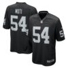 Netane Muti Las Vegas Raiders Nike Team Game Jersey - Black