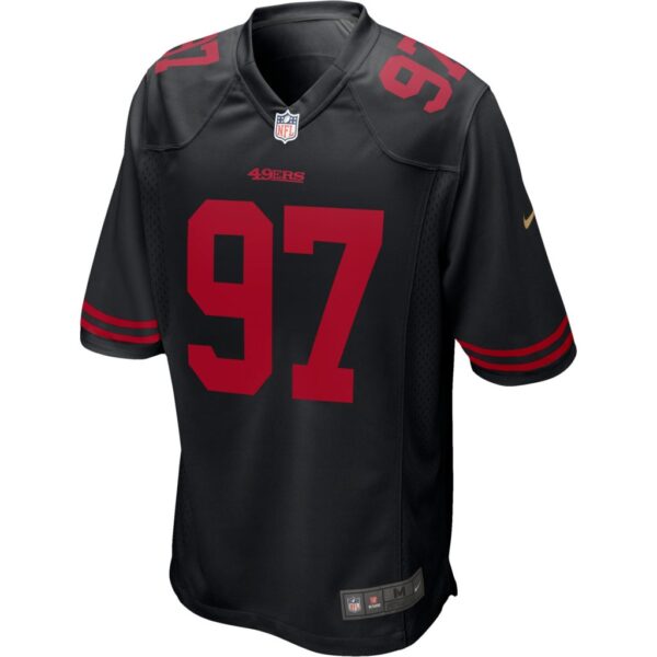 Men's San Francisco 49ers Nick Bosa Nike Black Fashion Game Jersey