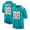 Nick Bowers Miami Dolphins Nike Team Game Jersey - Aqua