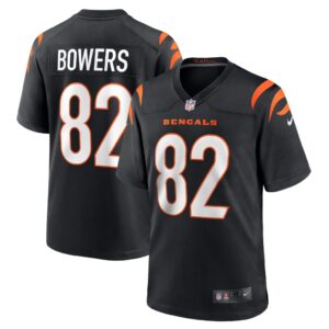 Men's Cincinnati Bengals Nick Bowers Nike Black Game Player Jersey