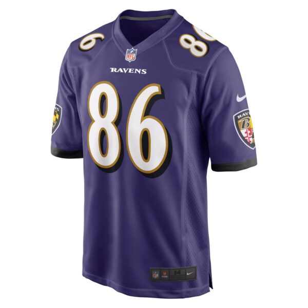 Men's Baltimore Ravens Nick Boyle Nike Purple Game Player Jersey