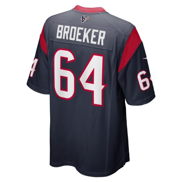 Nick Broeker Houston Texans Nike Team Game Jersey - Navy