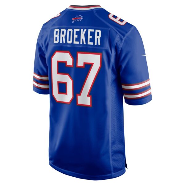 Men's Buffalo Bills Nick Broeker Nike Royal Home Game Jersey