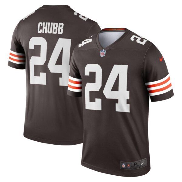 Men's Cleveland Browns Nick Chubb Nike Brown Legend Player Jersey