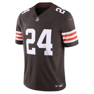 Men's Cleveland Browns Nick Chubb Nike Brown Vapor F.U.S.E. Limited Jersey