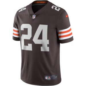 Men's Nike Nick Chubb Brown Cleveland Browns Vapor Limited Jersey