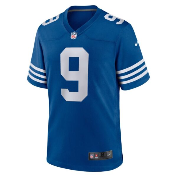 Men's Indianapolis Colts Nick Foles Nike Blue Player Game Jersey