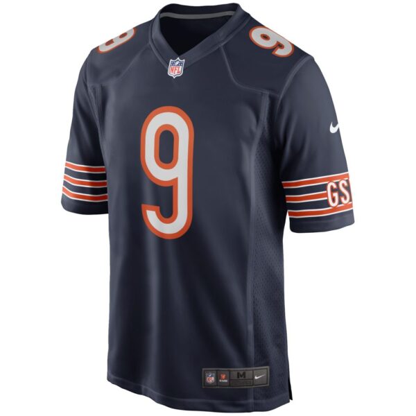 Men's Chicago Bears Nick Foles Nike Navy Game Jersey