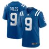 Men's Indianapolis Colts Nick Foles Nike Royal Player Game Jersey