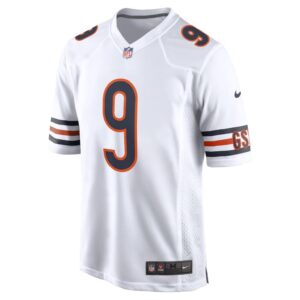 Men's Chicago Bears Nick Foles Nike White Game Jersey