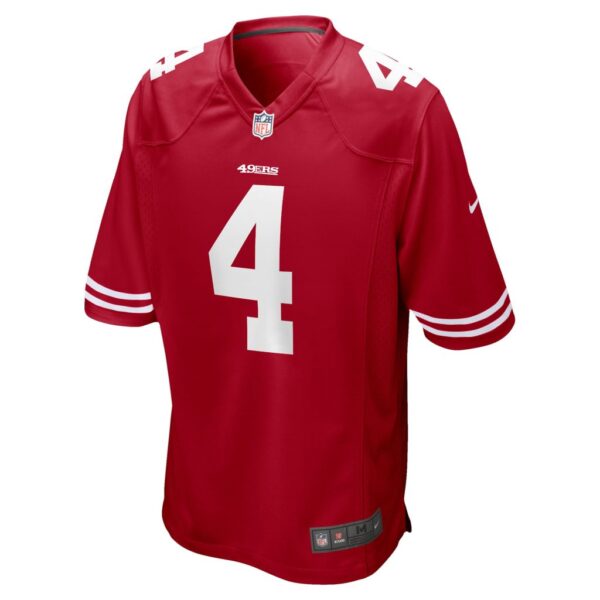 Men's San Francisco 49ers Nick Mullens Nike Scarlet Game Player Jersey