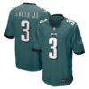 Men's Philadelphia Eagles Nolan Smith Nike Midnight Green 2023 NFL Draft First Round Pick Game Jersey