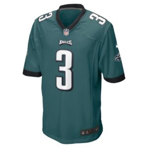 Men's Philadelphia Eagles Nolan Smith Nike Midnight Green 2023 NFL Draft First Round Pick Game Jersey