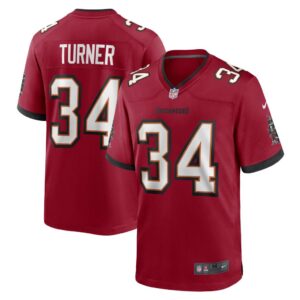 Men's Tampa Bay Buccaneers Nolan Turner Nike Red Game Player Jersey