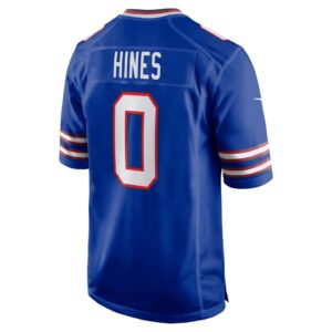 Men's Buffalo Bills Nyheim Hines Nike Royal Game Player Jersey