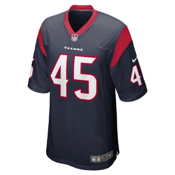 Men's Houston Texans Ogbonnia Okoronkwo Nike Navy Game Player Jersey