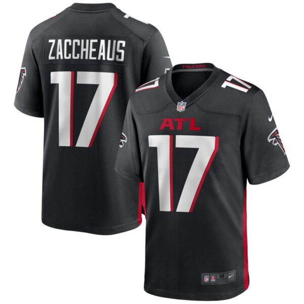 Men's Atlanta Falcons Olamide Zaccheaus Nike Black Game Jersey