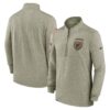 Men's Arizona Cardinals Nike Olive 2022 Salute to Service Shield Quarter-Zip Top