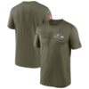 Men's Baltimore Ravens Nike Olive 2022 Salute to Service Legend Team T-Shirt