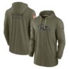 Men's Baltimore Ravens Nike Olive 2022 Salute to Service Tonal Pullover Hoodie