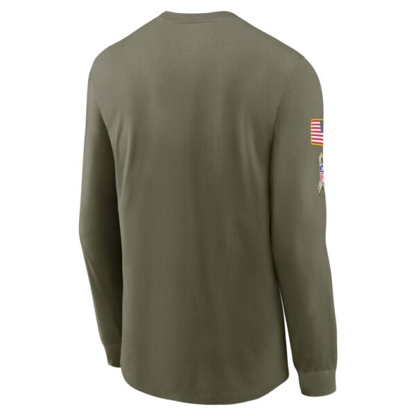 Men's Buffalo Bills Nike Olive 2022 Salute To Service Long Sleeve T-Shirt