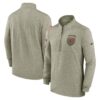 Men's Chicago Bears Nike Olive 2022 Salute to Service Shield Quarter-Zip Top