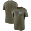 Men's Detroit Lions Nike Olive 2022 Salute to Service Legend Team T-Shirt