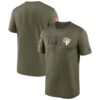 Men's Los Angeles Rams Nike Olive 2022 Salute to Service Legend Team T-Shirt