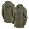 Men's Los Angeles Rams Nike Olive 2022 Salute to Service Tonal Pullover Hoodie