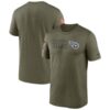 Men's Tennessee Titans Nike Olive 2022 Salute to Service Legend Team T-Shirt