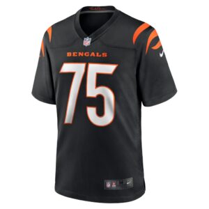 Men's Cincinnati Bengals Orlando Brown Jr. Nike Black Team Game Jersey