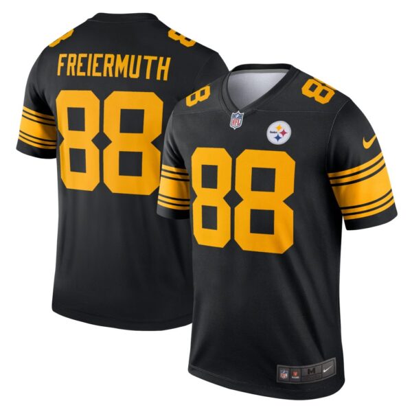 Men's Pittsburgh Steelers Pat Freiermuth Nike Black Alternate Legend Jersey