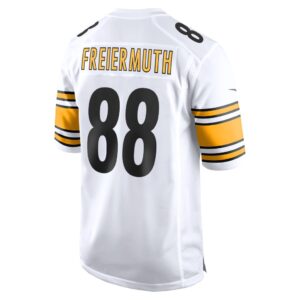 Men's Pittsburgh Steelers Pat Freiermuth Nike White Game Player Jersey