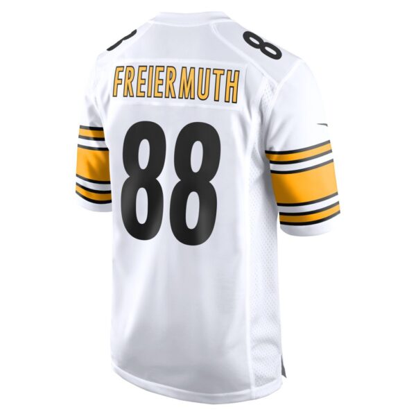 Men's Pittsburgh Steelers Pat Freiermuth Nike White Game Player Jersey