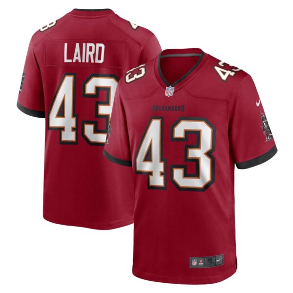 Men's Tampa Bay Buccaneers Patrick Laird Nike Red Game Player Jersey